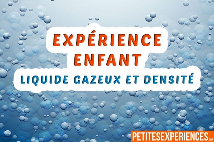 Science Junior : Expérience Le Bouton Gazeux